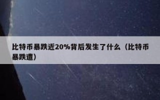 【财经快讯】比特币大跌，投资者如何应对？专家解析与策略分享！